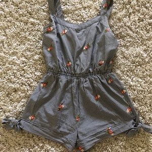 Gingham romper